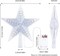 Christmas Tree Topper - Warm White Light Star, Great Christmas Ornaments